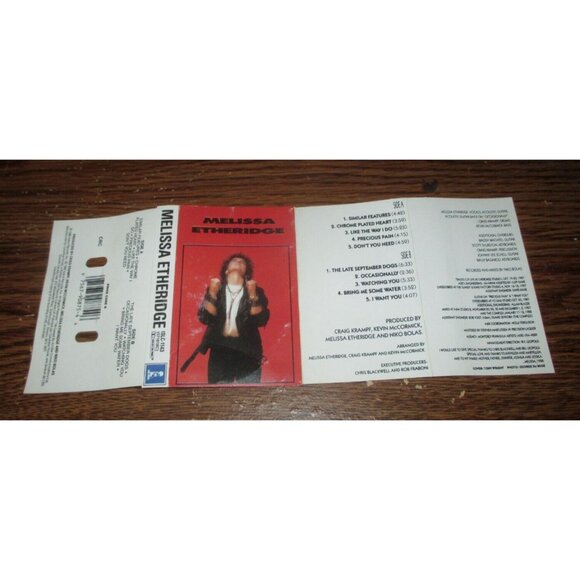 Melissa Etheridge (self-titled) on cassette (Island Records, 1988) - Picture 3 of 4